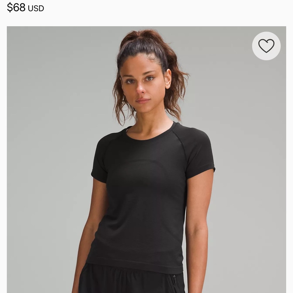 Lulu lemon swiftly tshirt - black
